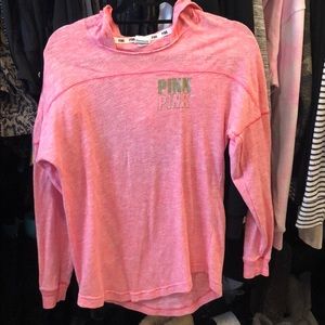 VS Pink Open Back Hoodie